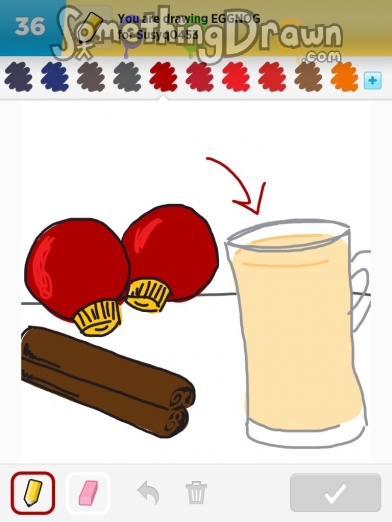 392x522  - Eggnog Drawing