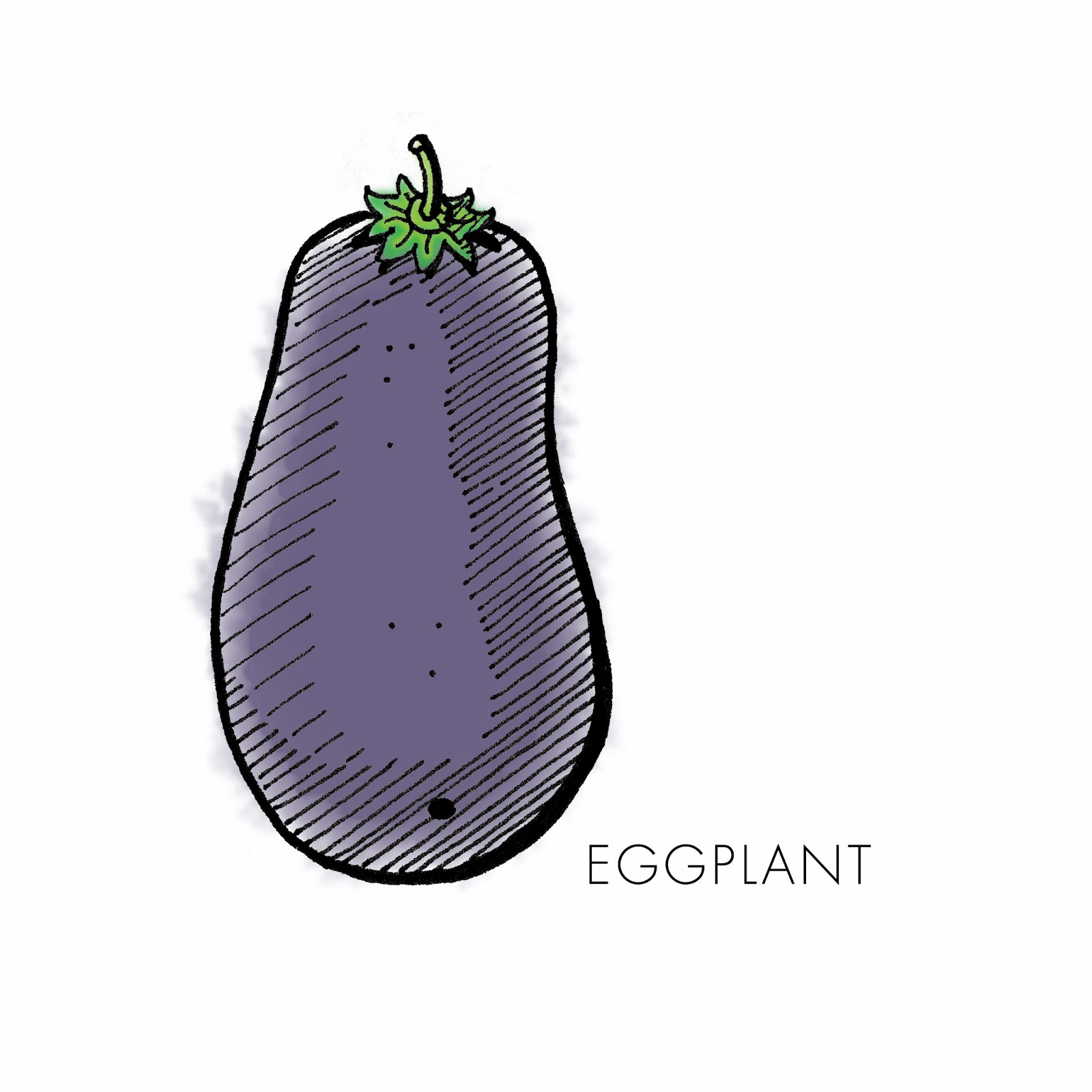 1600x1600 eggplant drawing wool silver trash - Eggplant Drawing