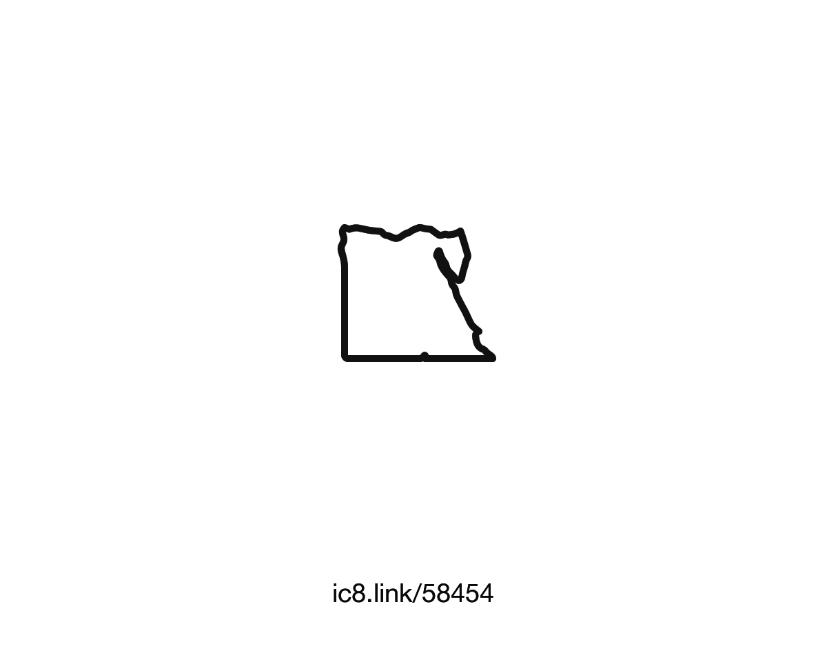 1200x960 egypt map icon - Egypt Map Drawing