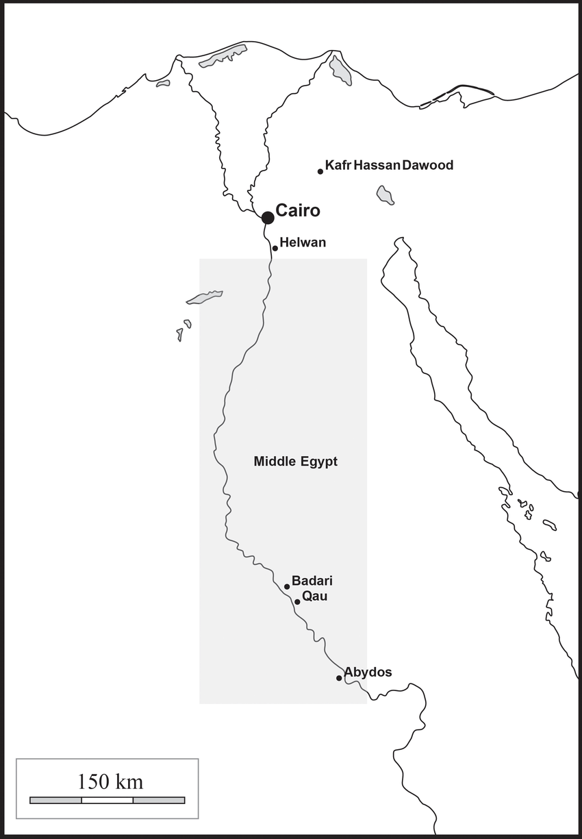 850x1225 map of egypt with the places mentioned in the text the area along - Egypt Map Drawing