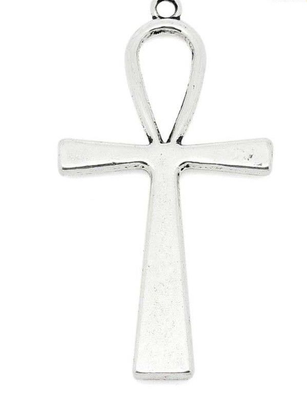599x772 tibetan silver ankh egyptian cross charms pendant bead - Egyptian Ankh Drawing