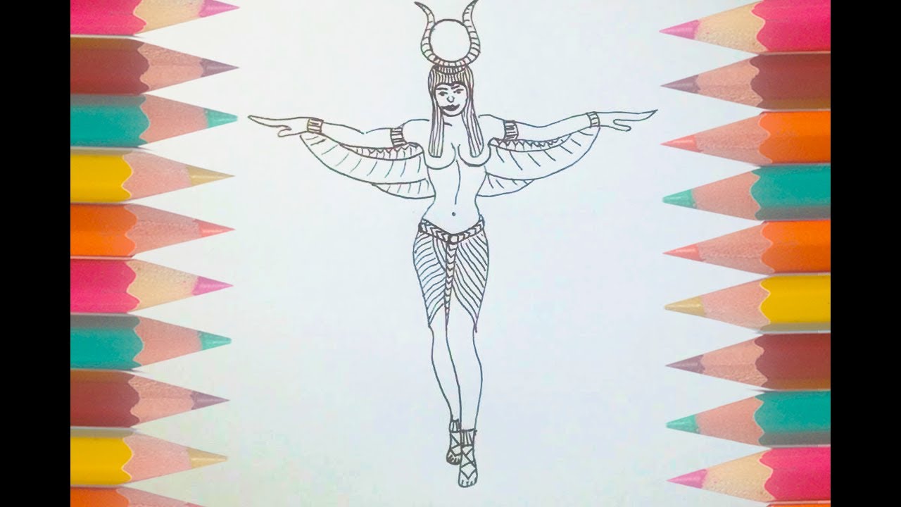 1280x720 how to draw egyptian gods art drawing videos hd - Egyptian Drawings