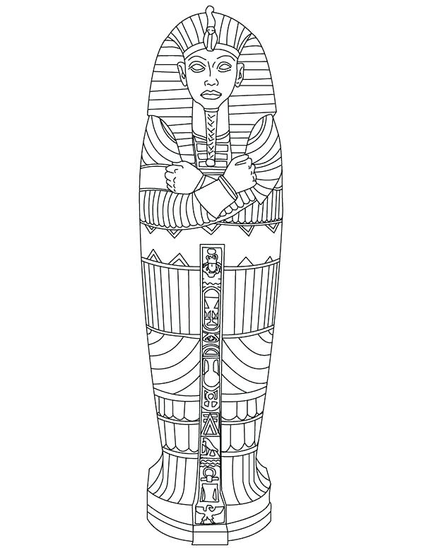 Egyptian Mummy Drawing at PaintingValley.com | Explore collection of