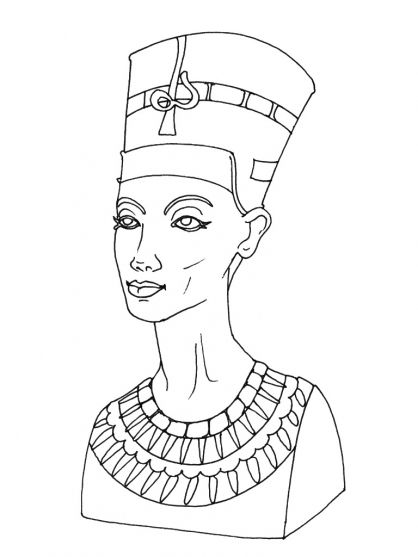 418x557 coloriage egypte amazing coloring pictures egyptian art - Egyptian Person Drawing