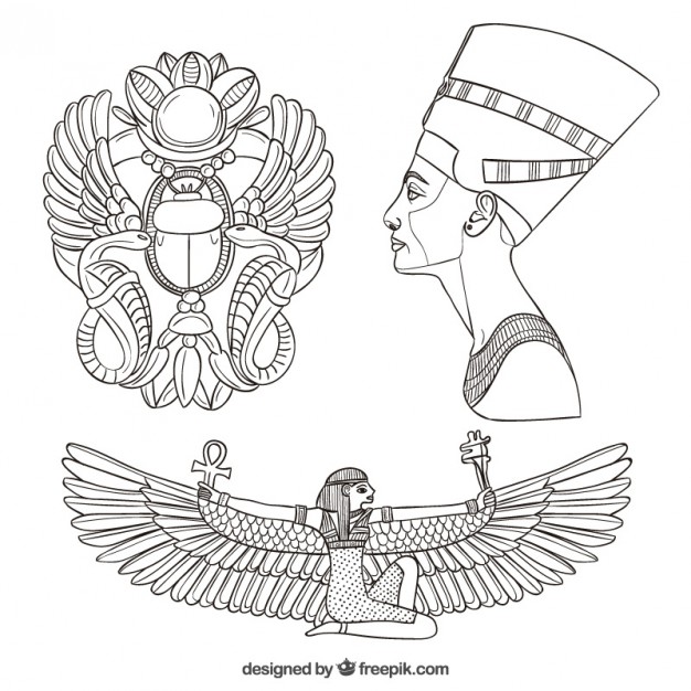 626x626 Egypt Vectors, Photos And Free Download - Egyptian Person Drawing