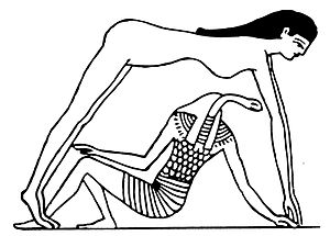 300x215 ten egyptian plagues for ten egyptian gods and goddesses owlcation - Egyptian Person Drawing