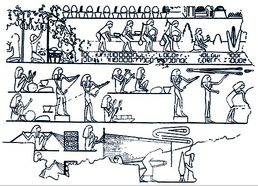 532x384 Ancient Egyptian Technology - Egyptian Person Drawing