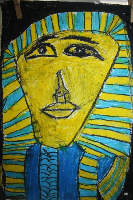427x640 the hairy cow draw me an egyptian pharaoh - Egyptian Pharaoh Drawing
