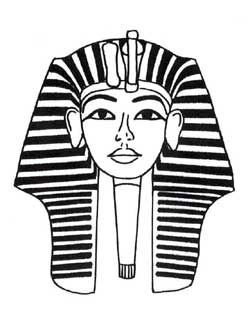 250x313 pharaoh head clip art - Egyptian Pharaoh Drawing