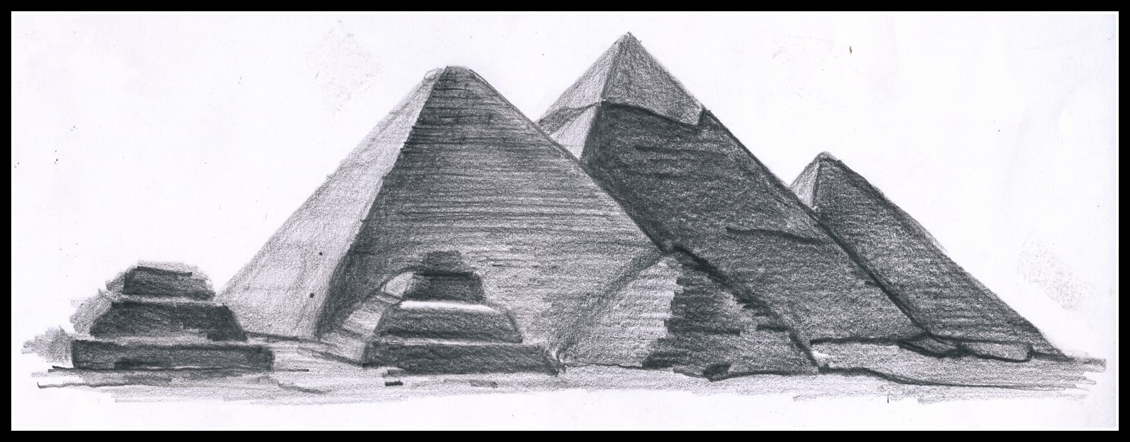 Egyptian Pyramids Drawing at Explore collection of