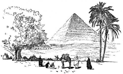 500x304 Egyptian Pyramids - Egyptian Pyramids Drawing