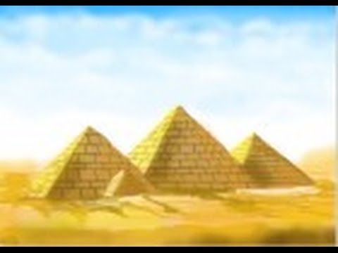 480x360 How To Draw Ancient Egyptian Pyramids - Egyptian Pyramids Drawing