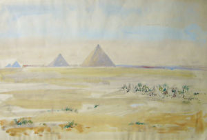 Egyptian Pyramids Drawing at PaintingValley.com | Explore collection of ...