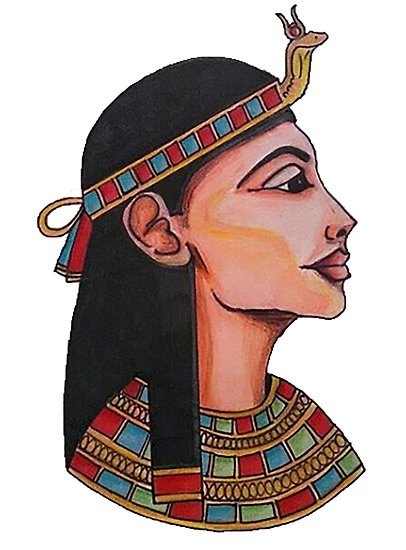 406x550 Egyptian Queen Posters - Egyptian Queen Drawing