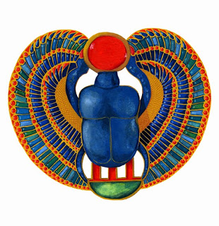 Egyptian Scarab Beetle Drawing at PaintingValley.com | Explore ...