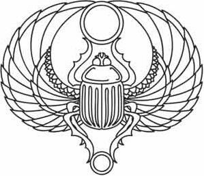 299x257 Scarab Inked Goddess Isis Tattoo, Egyptian Scarab - Egyptian Scarab Drawing