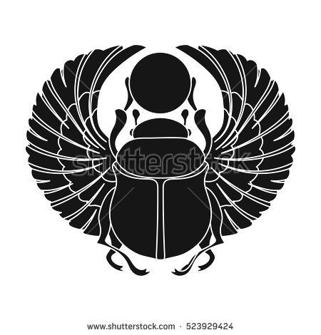 450x470 Egipet Egyptian Tattoo - Egyptian Scarab Drawing