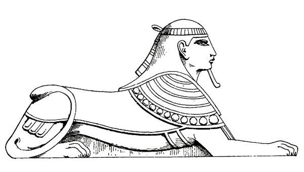 600x340 Egyptian Sphinx Beautiful Image Drawing Drawing Skill - Egyptian Sphinx Drawing