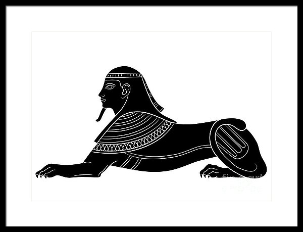 600x459 Sphinx - Egyptian Sphinx Drawing