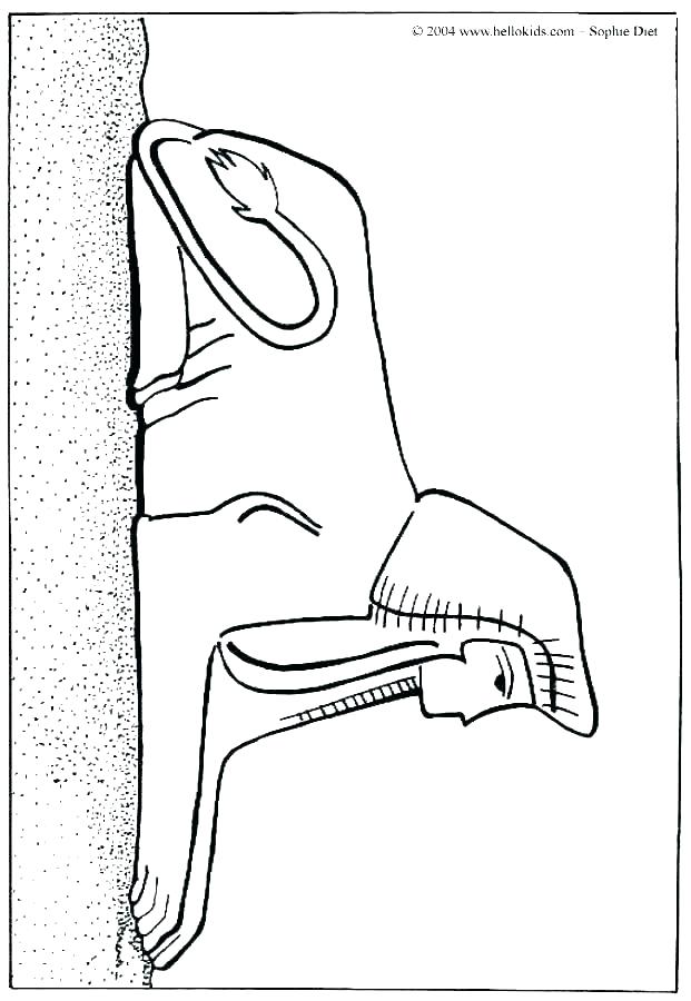 621x900 Sphinx Coloring - Egyptian Sphinx Drawing