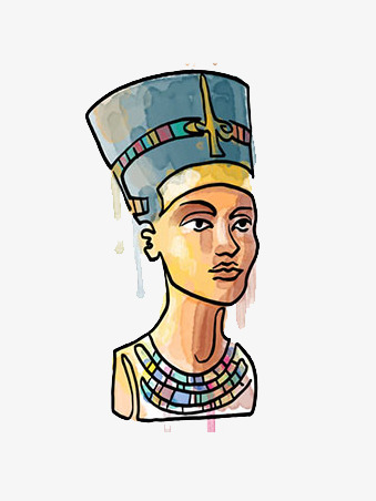 339x452 Drawing Egyptian People, People Clipart, Illustration, Ancient - Egyptian Style Drawing