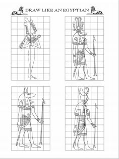 236x317 how to draw cleopatra for kids school egyptian art, egypt art, art - Egyptian Style Drawing
