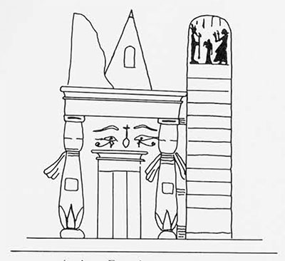 400x366 The Work Of The University Museum - Egyptian Tomb Drawing