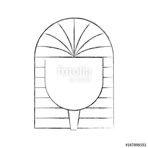 500x500 ancient egyptian tomb icon vector illustration design stock image - Egyptian Tomb Drawing