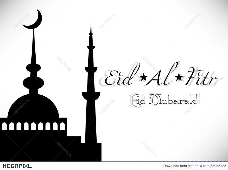 800x597 Eid Al Fitr Clipart Drawing - Eid Drawing