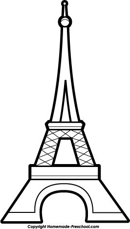 266x469 eiffel clipart free download on scubasanmateo - Eiffel Tower 2d Drawing