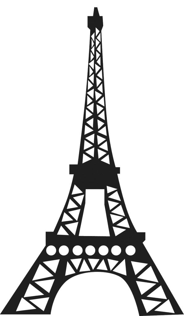 Eiffel Tower Black And White Drawing at PaintingValley.com | Explore