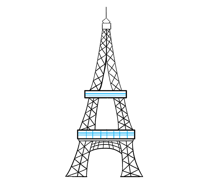 Eiffel Tower Cartoon Drawing at PaintingValley.com | Explore collection ...
