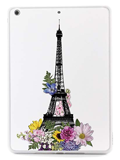 412x550 Inspired Cases Eiffel Tower Drawing And Flowers - Eiffel Tower Drawing