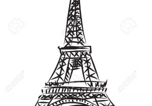 300x210 eiffel tower drawing black and white eiffel tower on a white - Eiffel Tower Drawing Black And White
