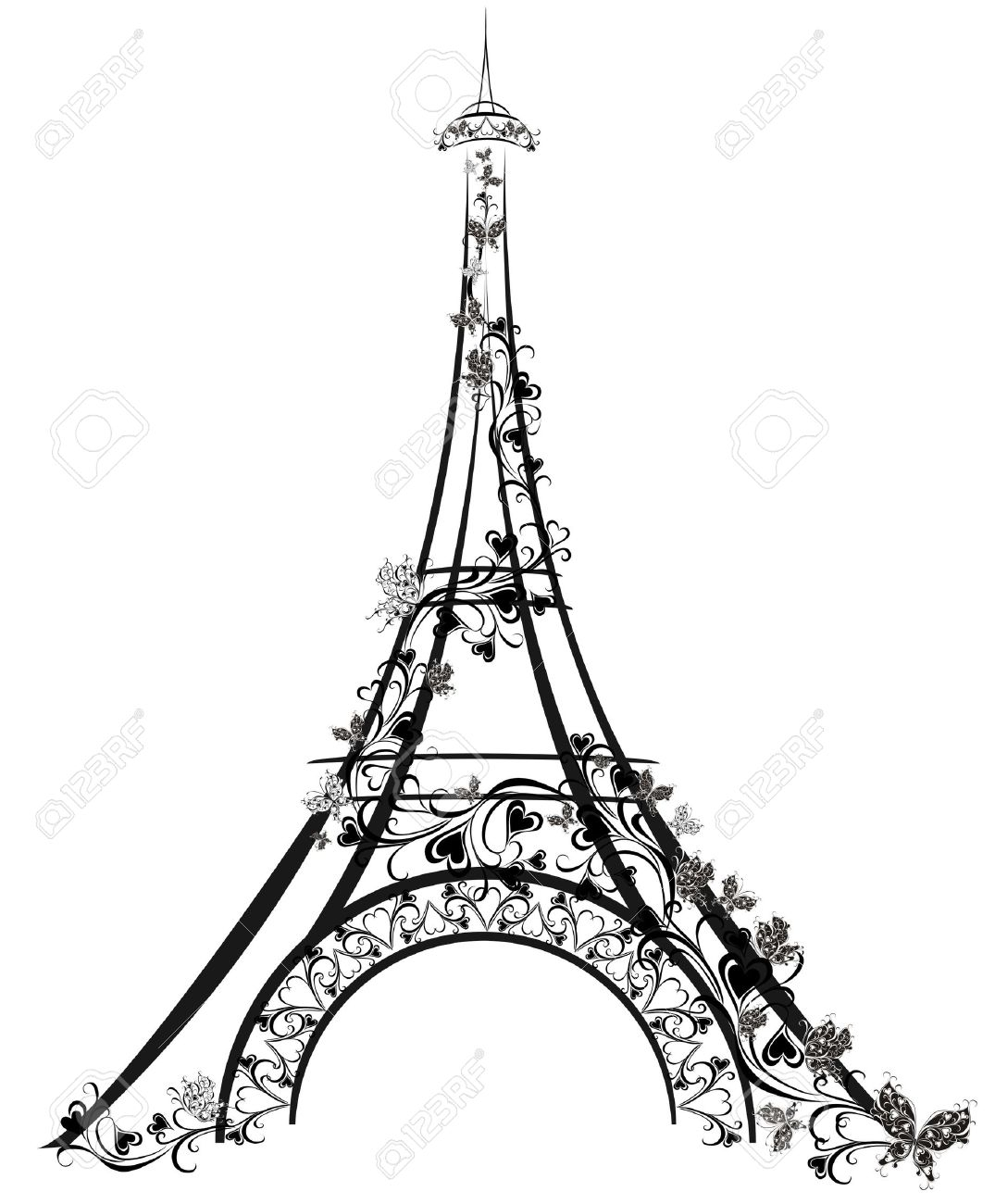 1075x1300 eiffel tower drawing black and white eiffel tower, paris, france - Eiffel Tower Drawing Black And White