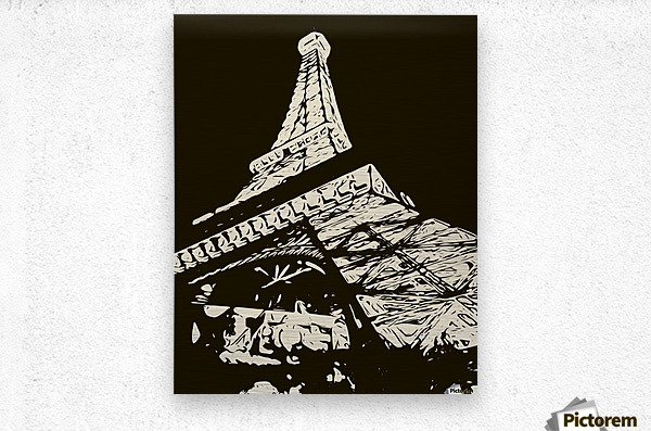 600x397 Drawing Eiffel Tower, Paris In Black And White - Eiffel Tower Drawing Black And White