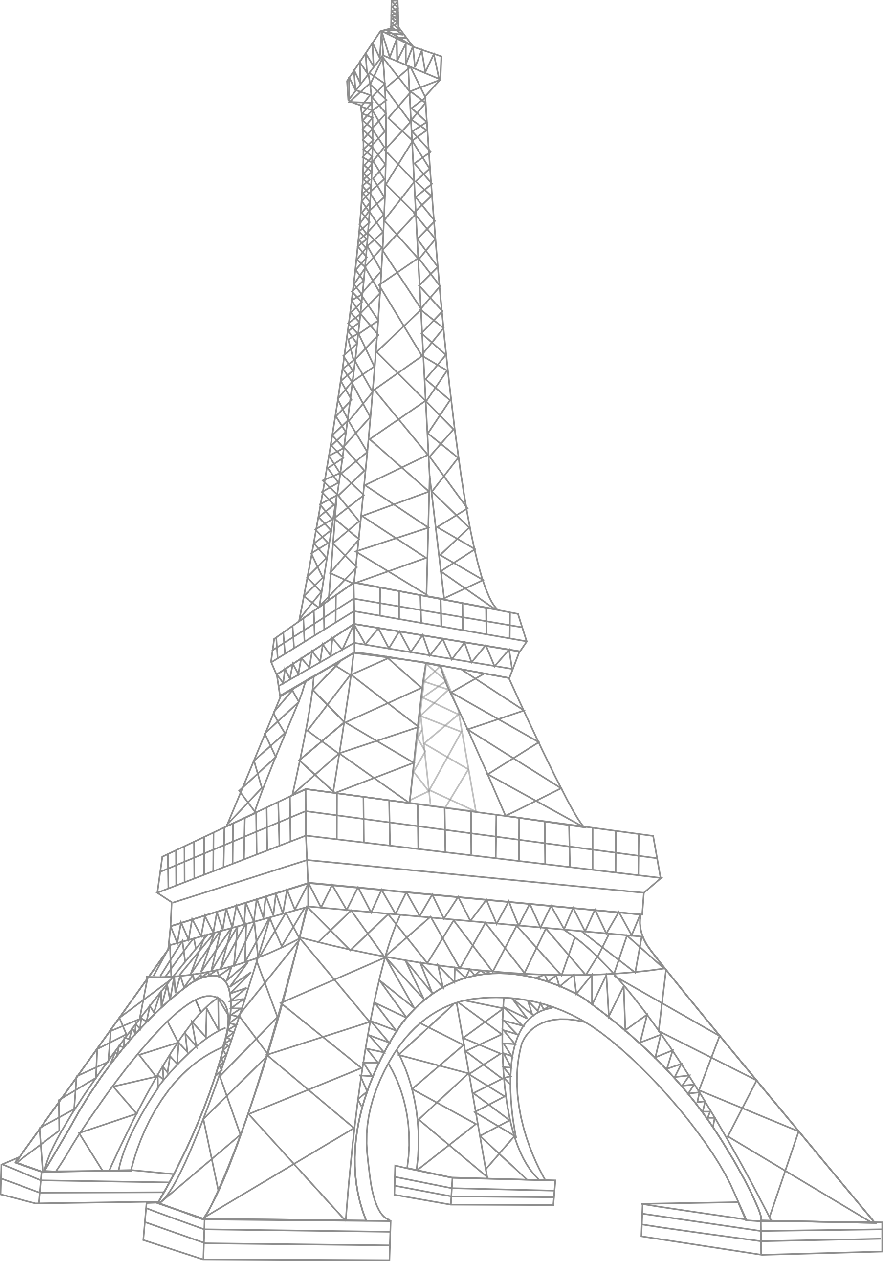 Eiffel Tower Drawing Easy At Paintingvalley Com Explore