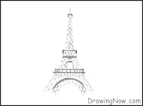 460x342 how to draw the eiffel tower also simple tower drawing elegant how - Eiffel Tower Drawing Easy