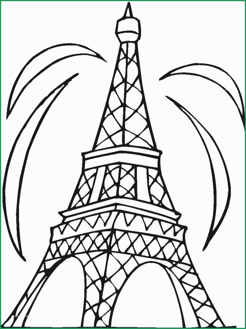 860x1150 Coloring Pages Eiffel Tower Coloring Pictures To Printeiffel - Eiffel Tower Drawing For Kids