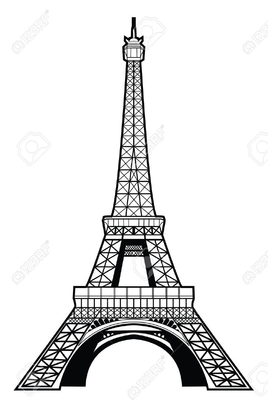 853x1300 image result for eiffel tower drawing pictures eiffel tower - Eiffel Tower Drawing Images
