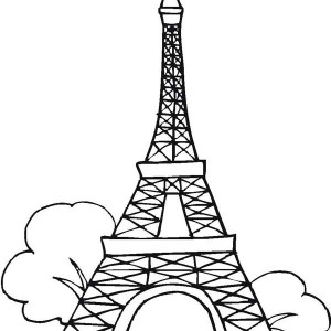 Eiffel Tower Drawing Outline at PaintingValley.com | Explore collection ...