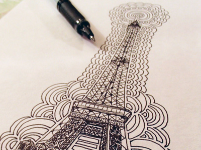 400x300 Eiffel Tower Drawing Meditation - Eiffel Tower Drawing Pictures