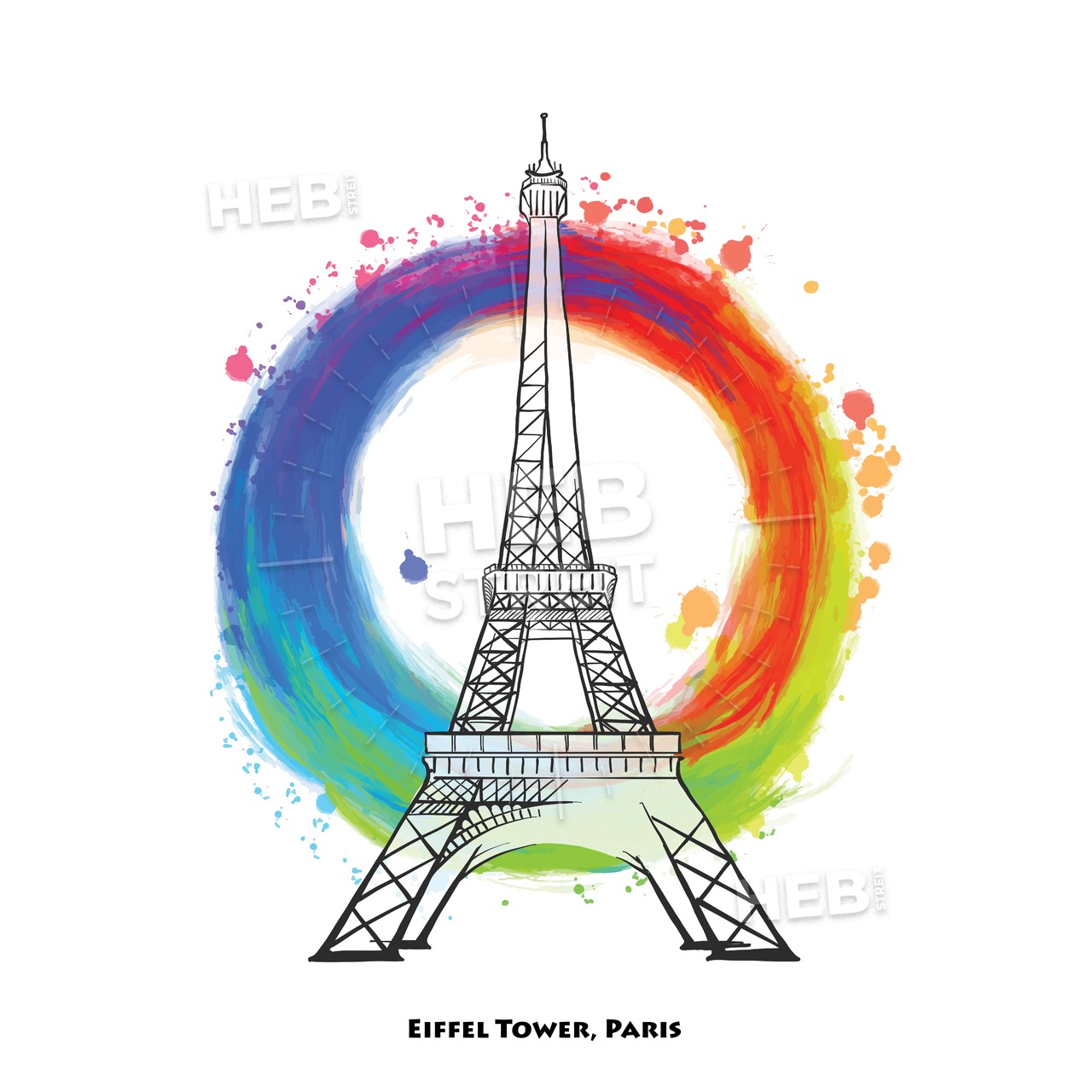 1280x1280 paris eiffel tower drawing hebstreits sketches - Eiffel Tower Drawing Pictures