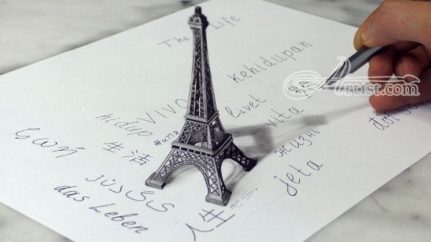 850x477 Eiffel Tower Drawing Architecture - Eiffel Tower Drawing Pictures
