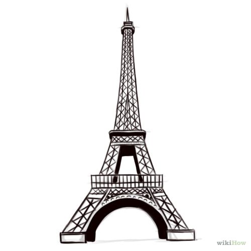 500x500 draw the eiffel tower paris in france ltb torre eiffel dibujo - Eiffel Tower Drawing Pictures