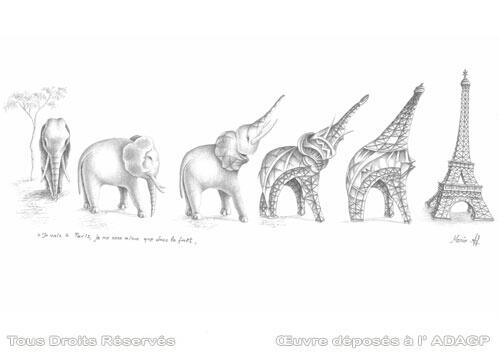 500x354 on twitter i am going to paris metamorphosis - Eiffel Tower Drawing Step By Step