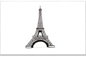 300x200 How To Draw Eiffel Tower Drawing Step - Eiffel Tower Drawing Step By Step