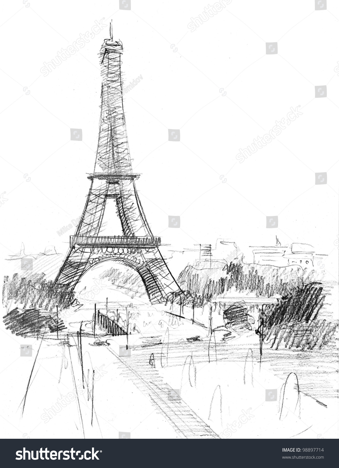 1157x1600 eiffel tower drawing sketch with how to draw the eiffel tower step - Eiffel Tower Drawing Step By Step