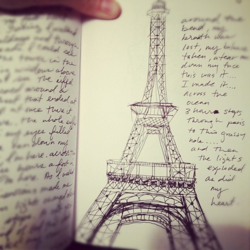 500x500 Eiffel Tower Tumblr - Eiffel Tower Drawing Tumblr
