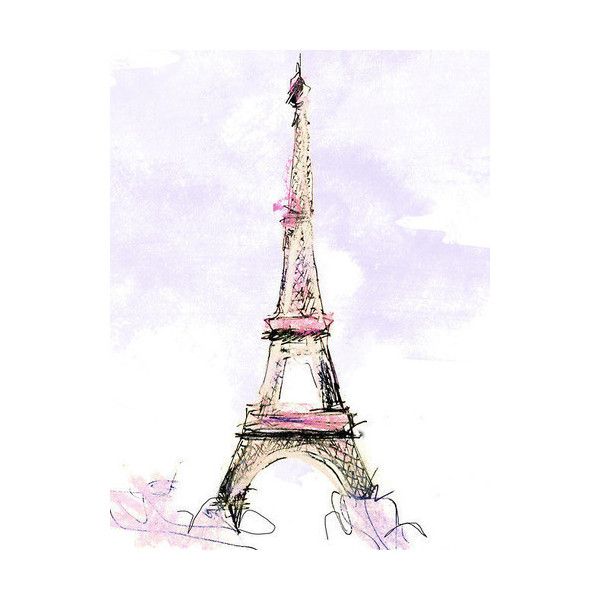 600x600 Eiffel Tower Tumblr Liked On Polyvore Featuring Decor, Paris - Eiffel Tower Drawing Tumblr